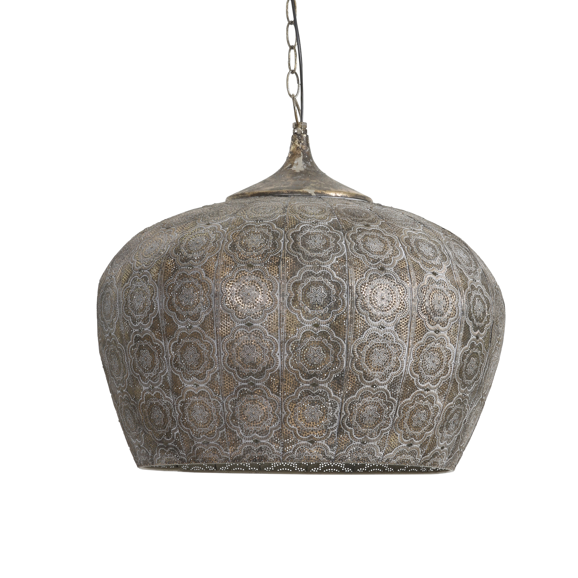 Oosterse Hanglamp Emine XL bruin goud Oosterse Hanglamp Emine XL bruin goud